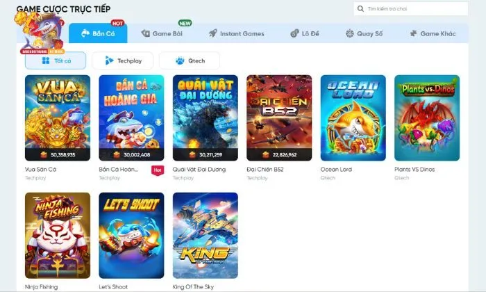 Bắn cá 8LIVE Giới thiệu thông tin tổng quan về sảnh game bắn cá 8LIVE
