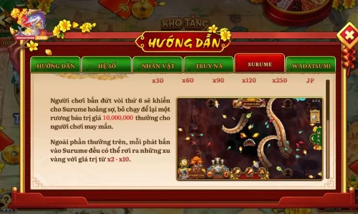 Bắn cá đại hải trình Săn quái vật sumure