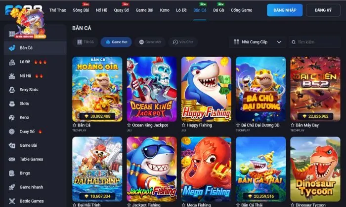 Bắn cá FCB8 Giới thiệu đôi nét về sảnh game bắn cá FCB8