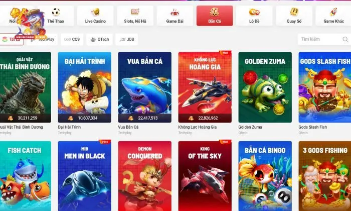 Bắn cá Mibet Giới thiệu đôi nét về sảnh game bắn cá Mibet