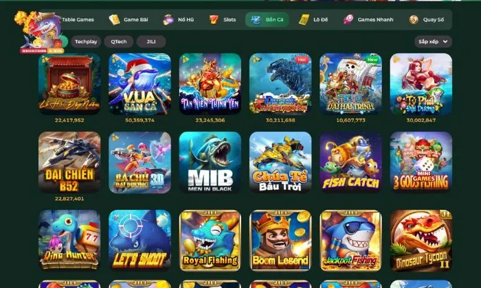 Bắn cá UK8 Giới thiệu tổng quan về sảnh game bắn cá UK88