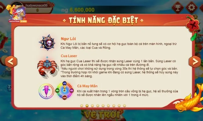 Bắn cá vip Bắn cá vip cung cấp nhiều tính năng