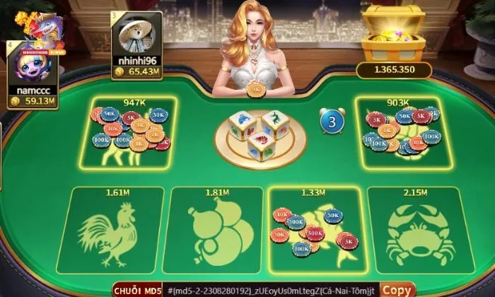 bầu cua online Tận hưởng không khí cá cược sôi động cùng Dealer xinh đẹp