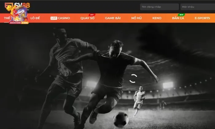 trang cá cược bóng đá Web cá độ SV88 uy tín hàng đầu thế giới