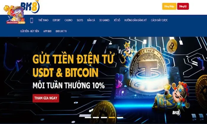 Xóc đĩa online Nhà cái BK8